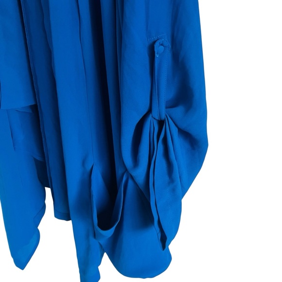 Lane Bryant Open Blue Draped Cardigan Top - Picture 3 of 5